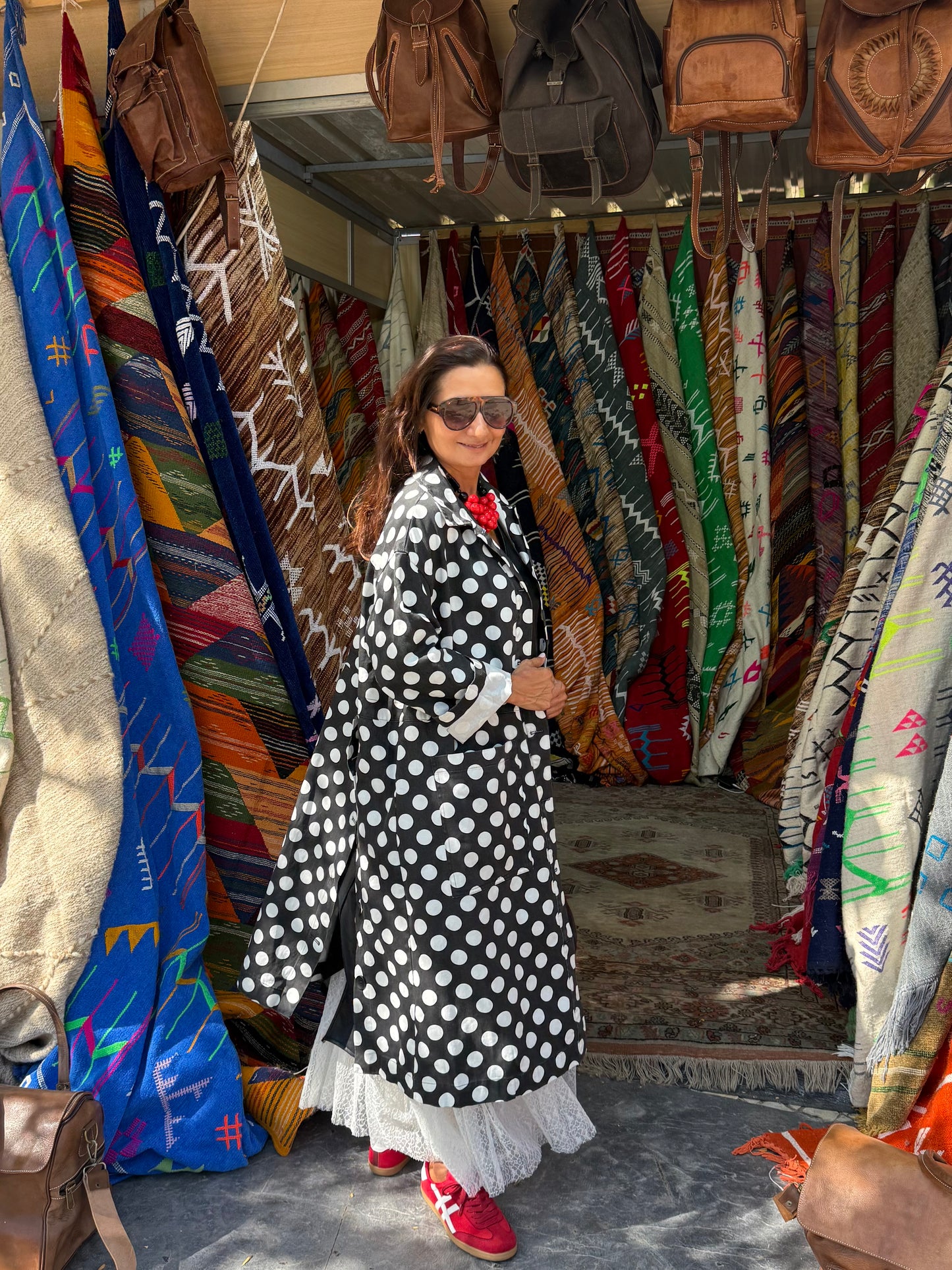 Casaco Polka Dots Negro
