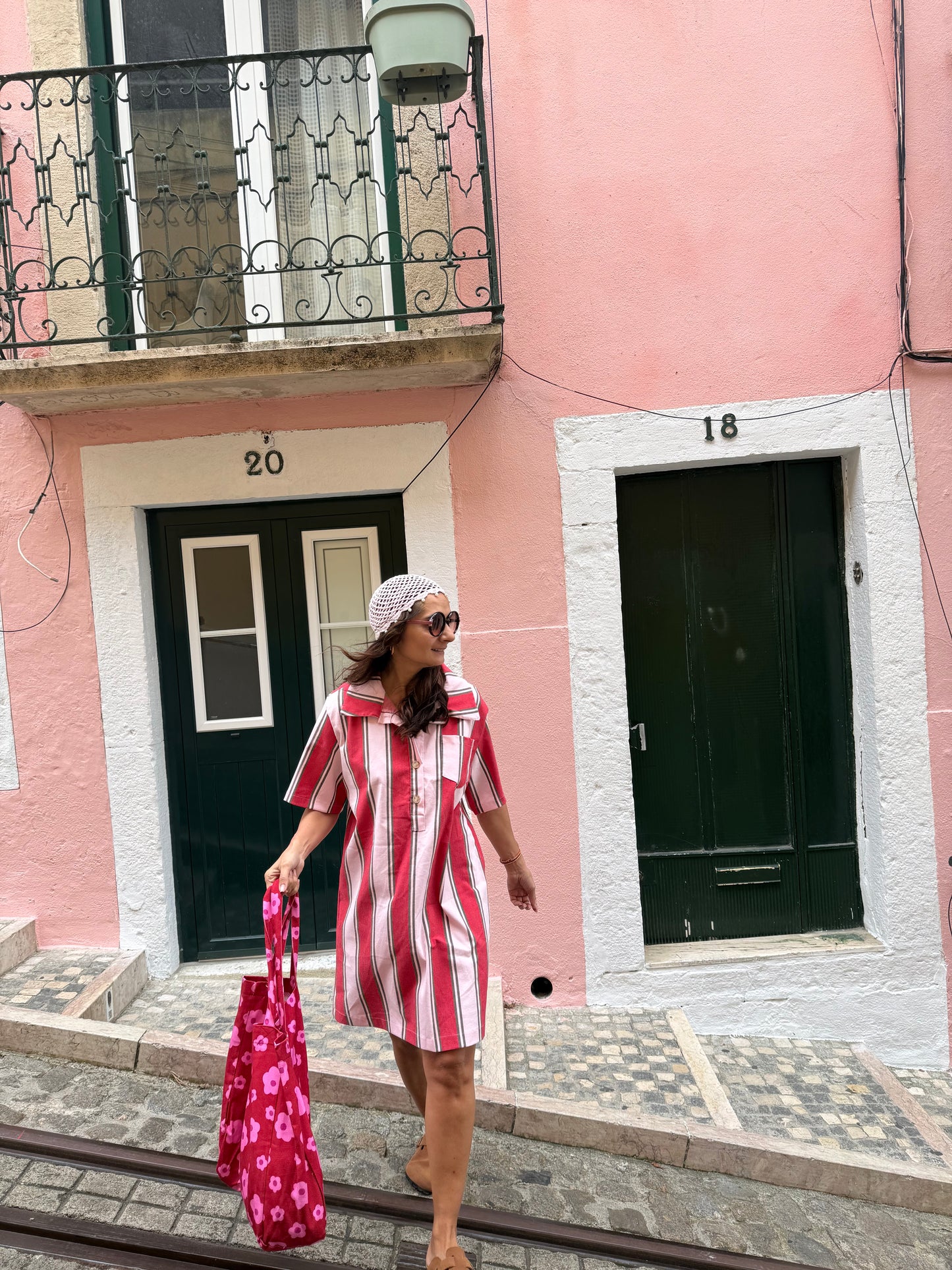 Vestido Patmos vermelho