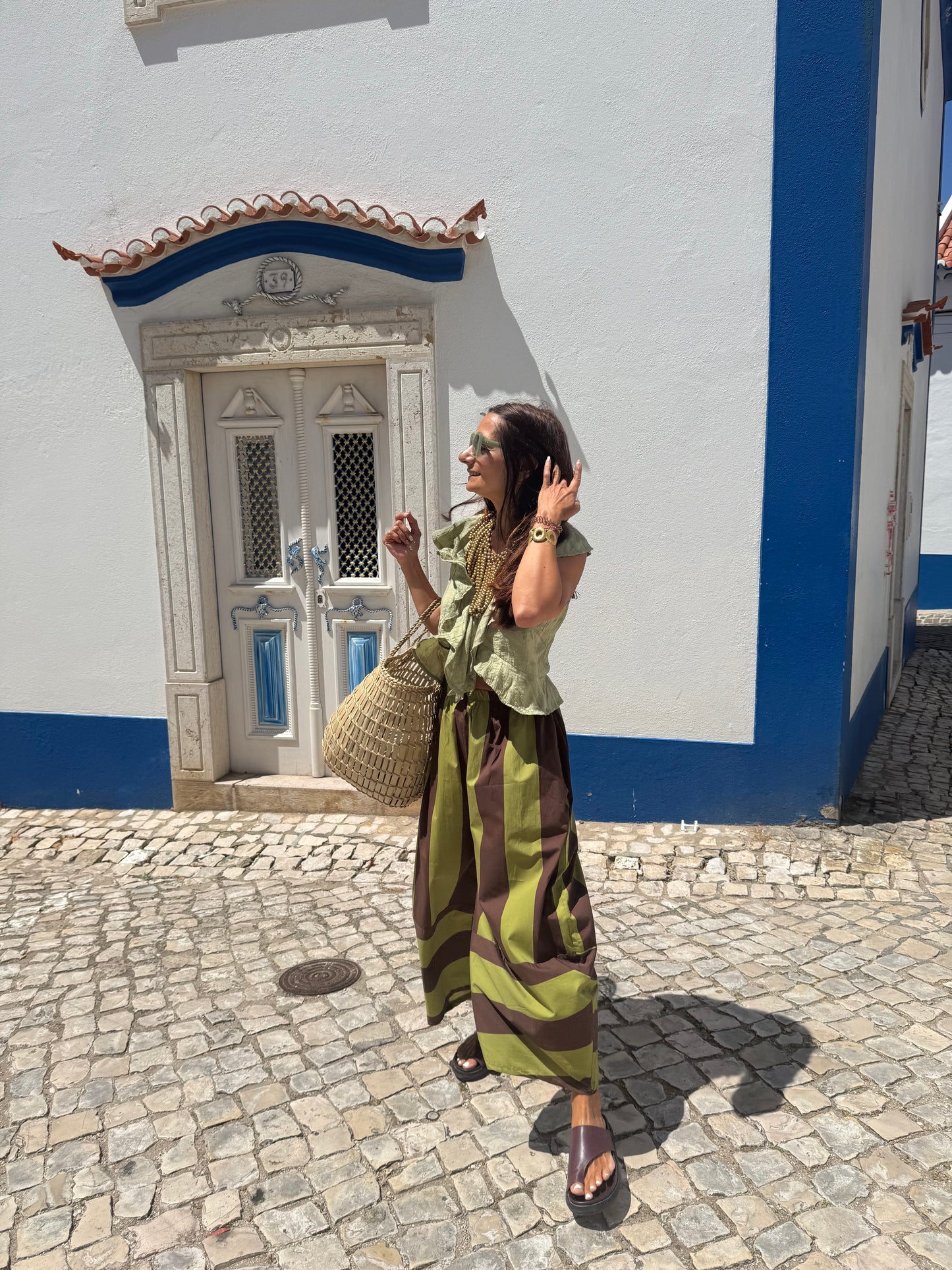 Calças Santorini verdes
