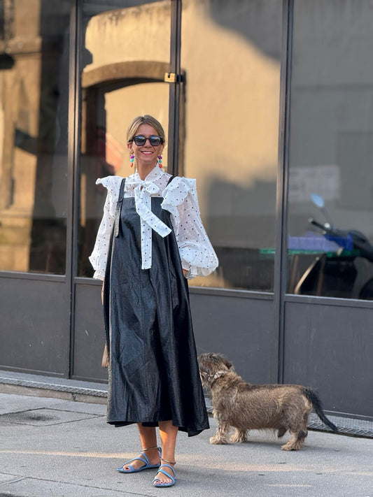 Vestido Jardineiras Polipele