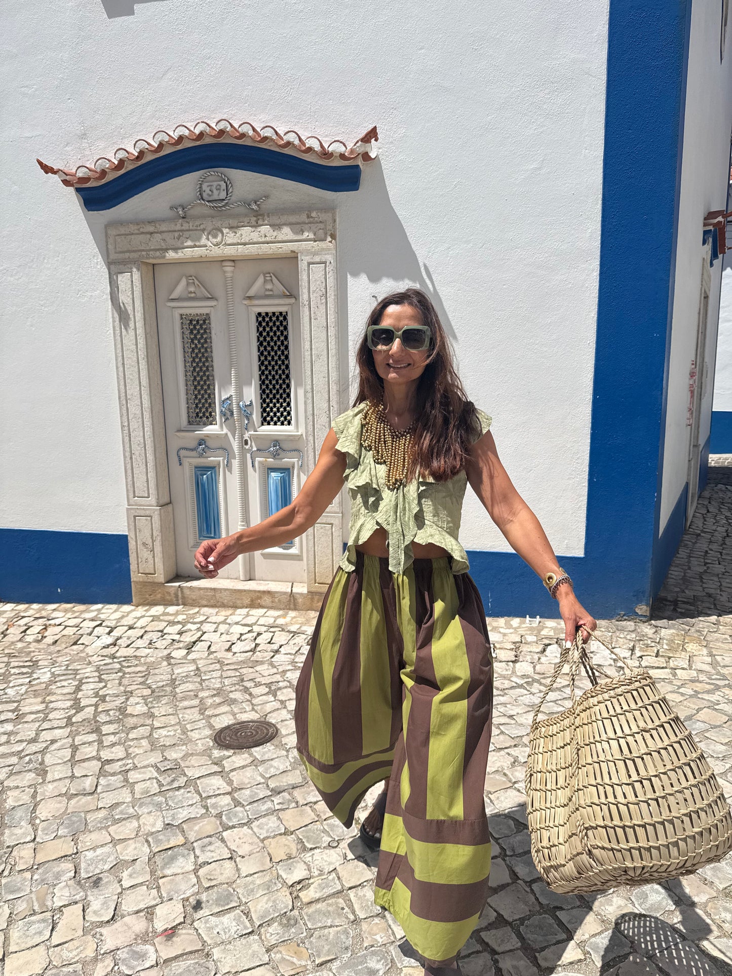 Calças Santorini verdes