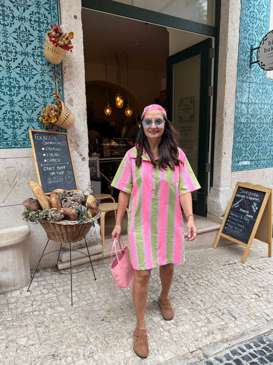 Vestido Patmos Rosa