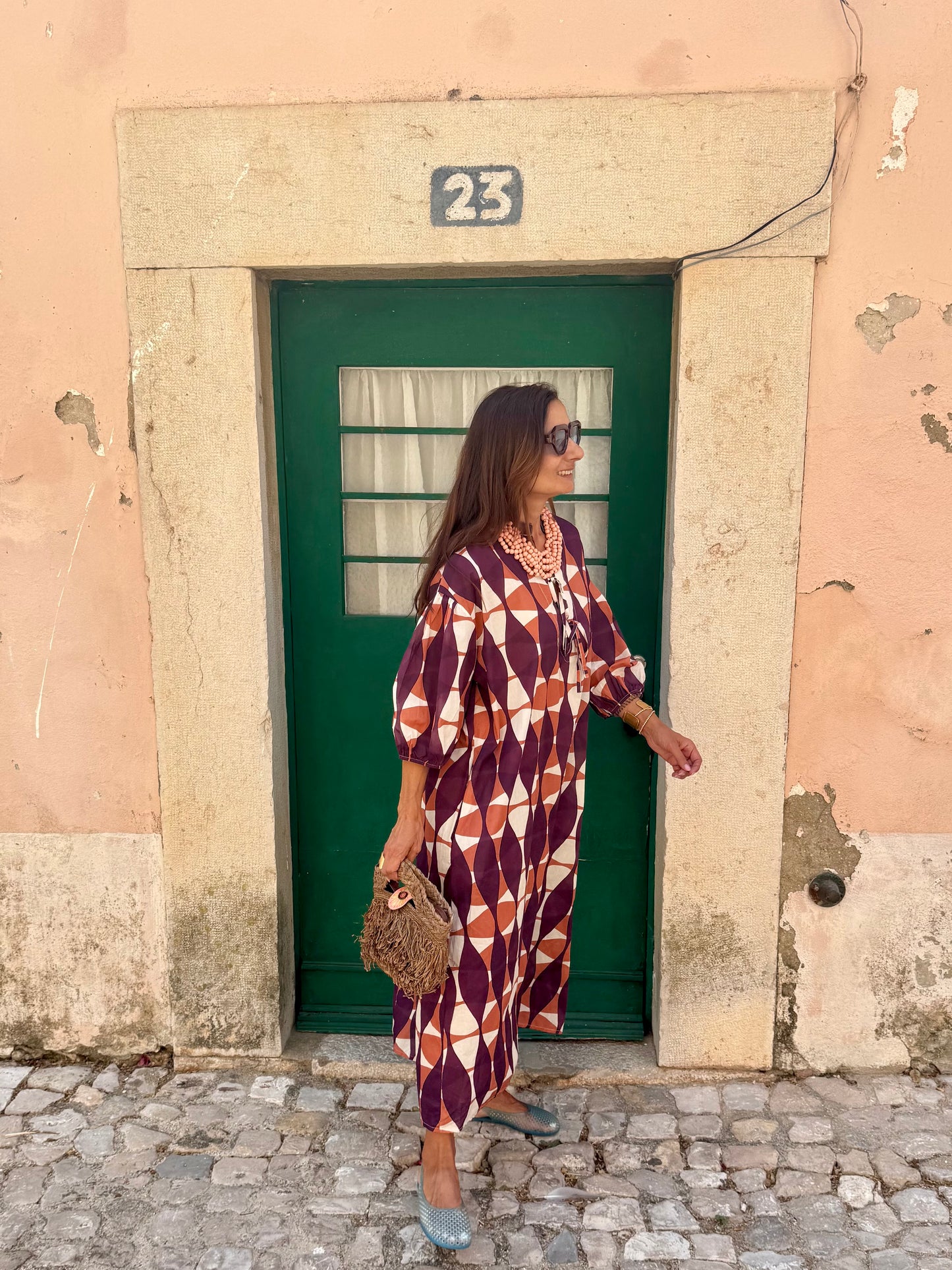 Vestido Marbella laranja