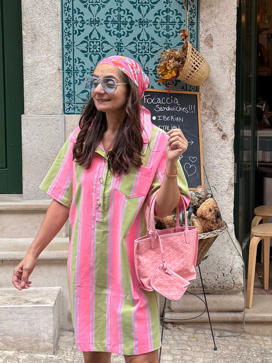 Vestido Patmos Rosa