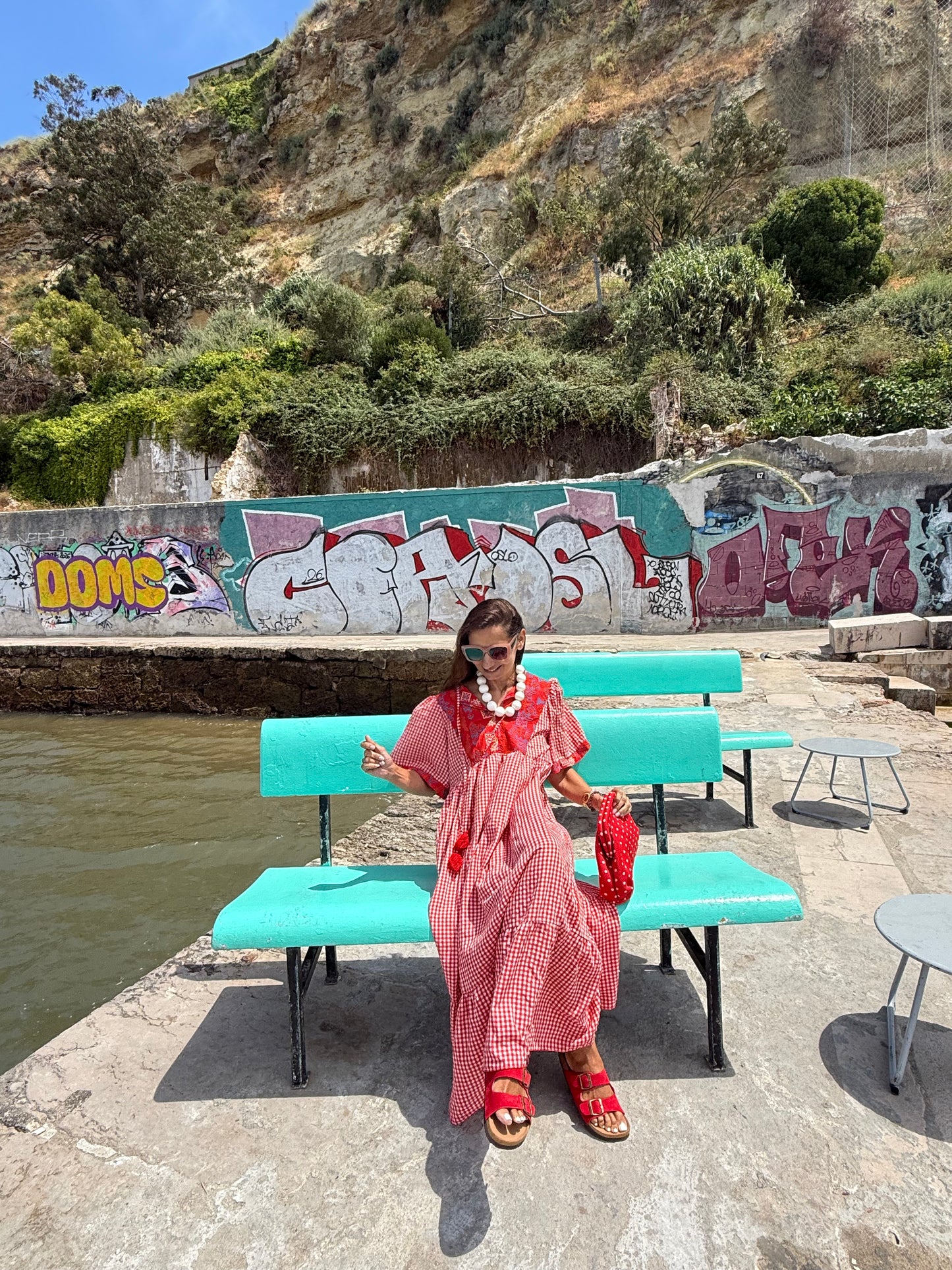 Vestido Vichy Vermelho
