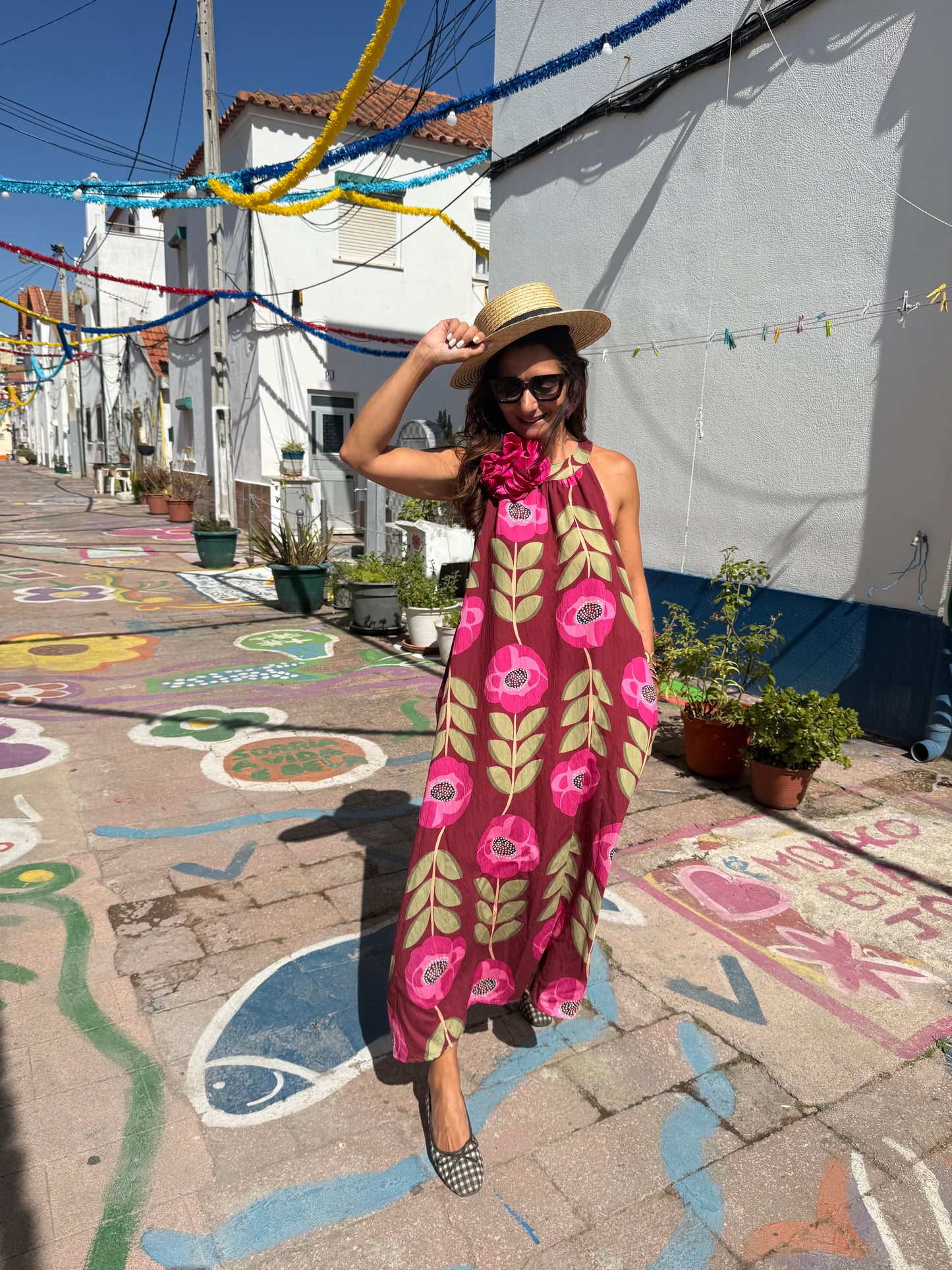 Vestido Guadalupe Rosa
