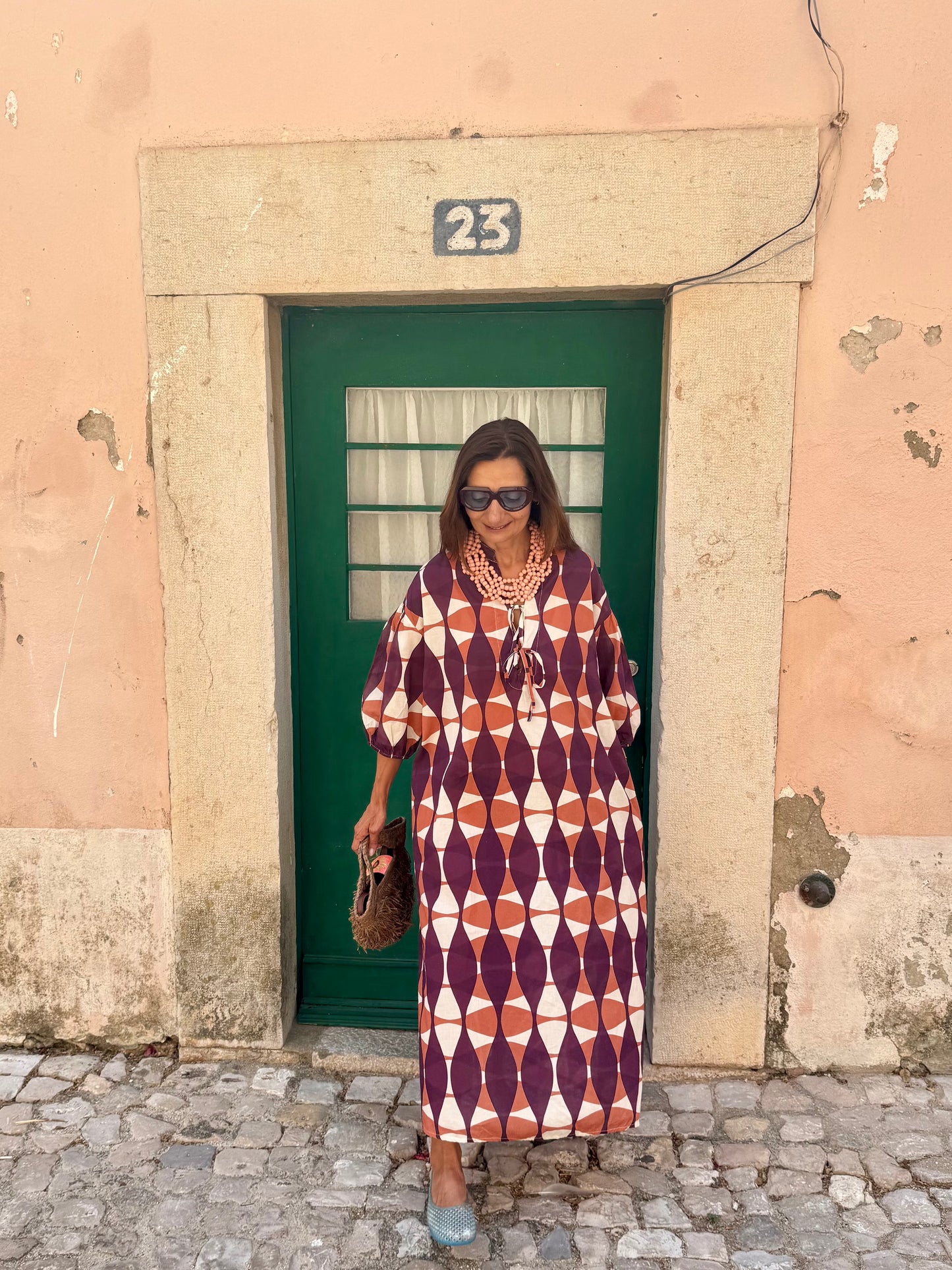 Vestido Marbella laranja